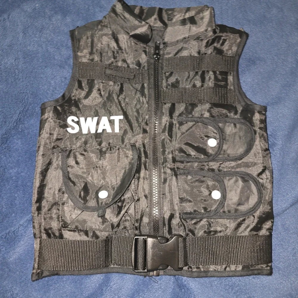 Teetot Child SWAT Uniform Halloween Costume Size 3-4 Dress Up Play